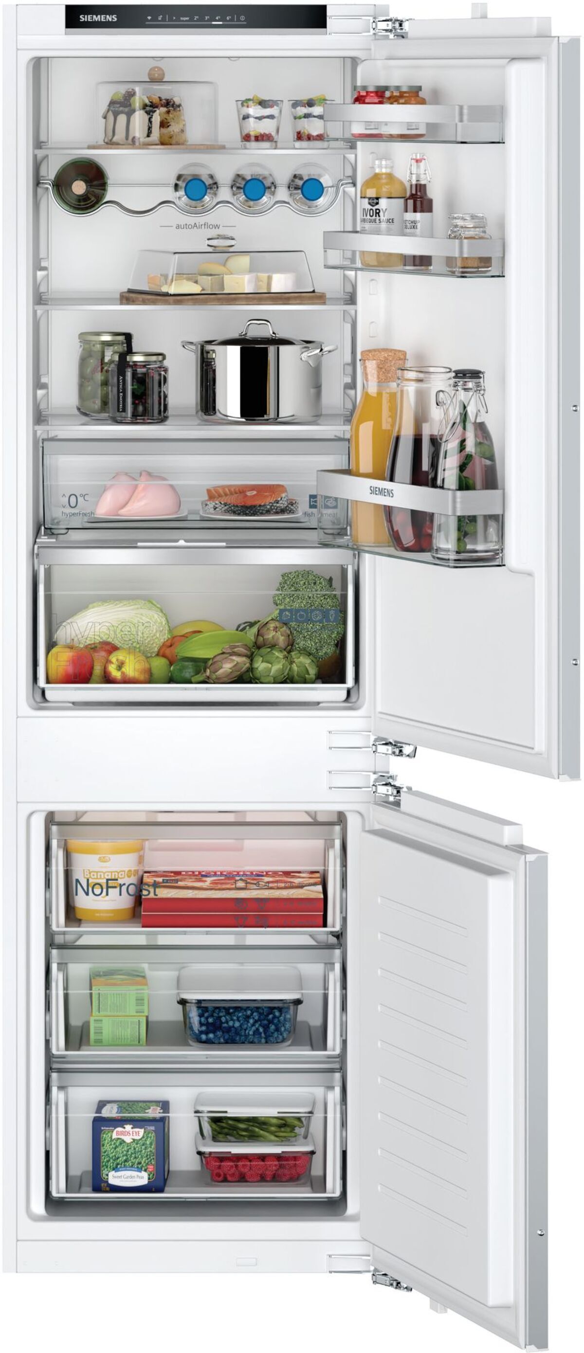 Siemens iq700 deals integrated fridge freezer