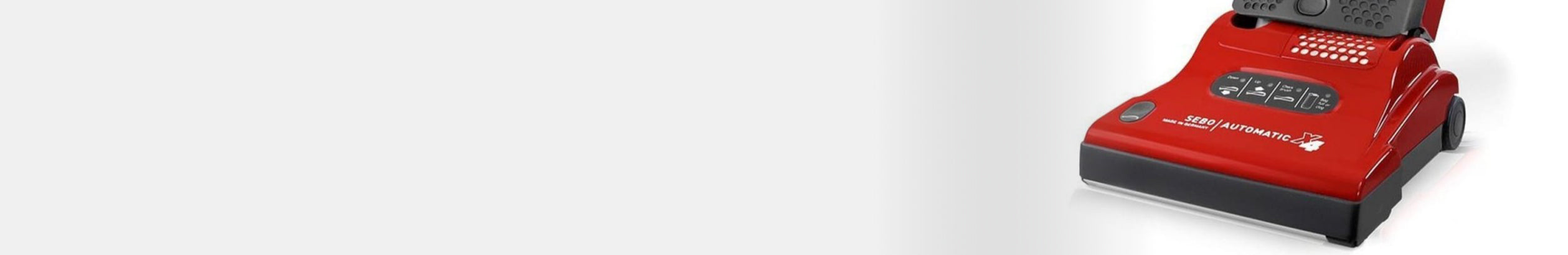 Upright Vacuum Cleaners Banner