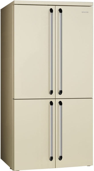 Smeg fridge freezer cream online