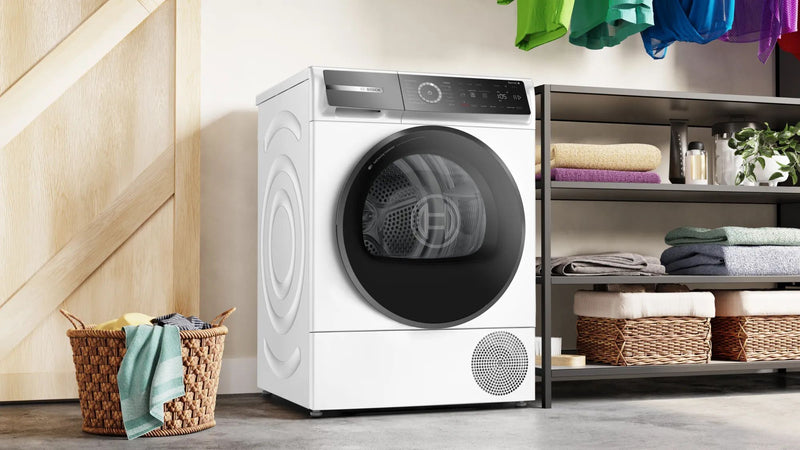 Bosch WQB246C9GB Condenser Tumble Dryer Heat Pump White